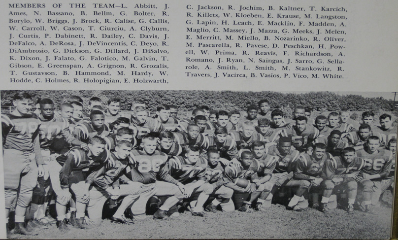 WIlliam J. Hodde 1962 Football Team Photo